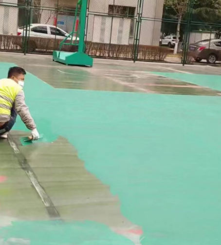 宣城球场地面翻新