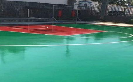 宣城篮球场翻新地面
